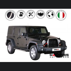 Jeep Wrangler JL Front Bumper Guard - Bull Bar - Chrome